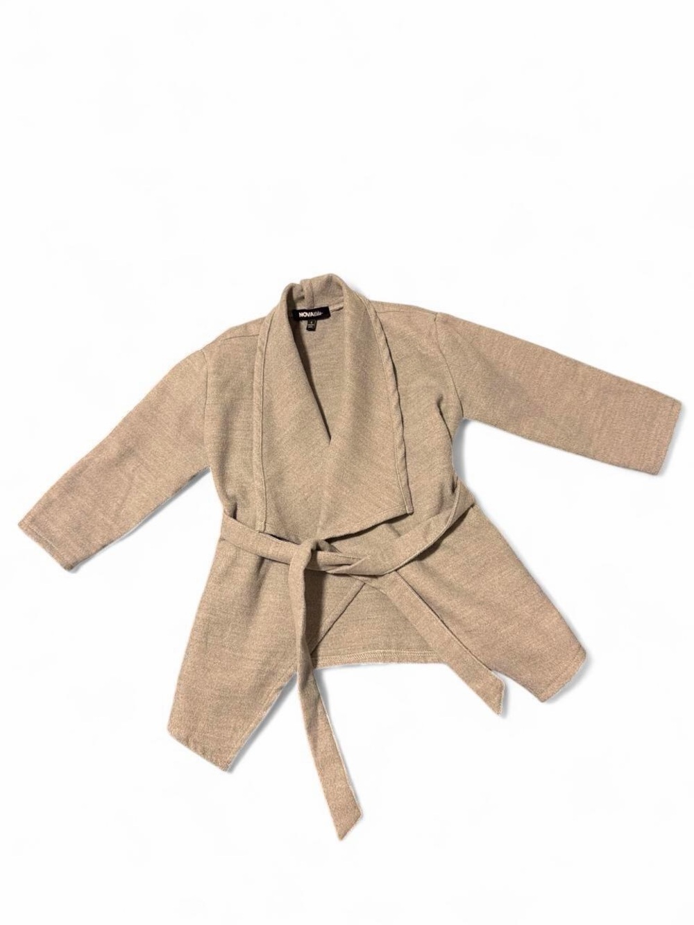 Fashion Nova Kids Gray Wrap Jacket size 3T